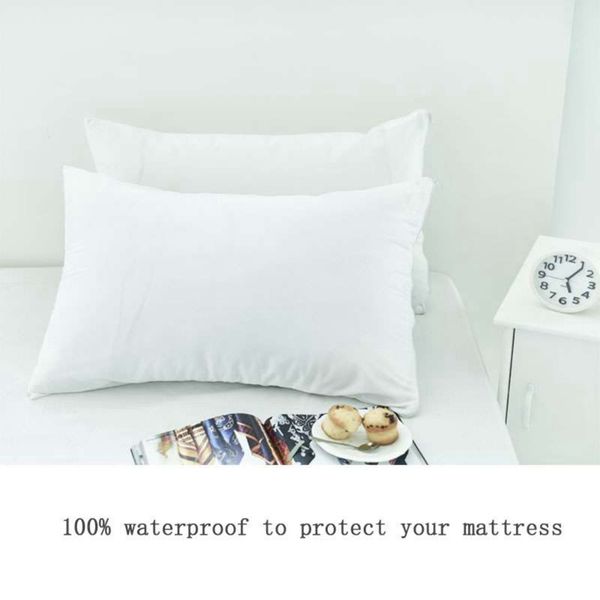 

pure waterproof flood prevention cotton pillowcase with hidden zipper mulberry natural silk terse pillow case