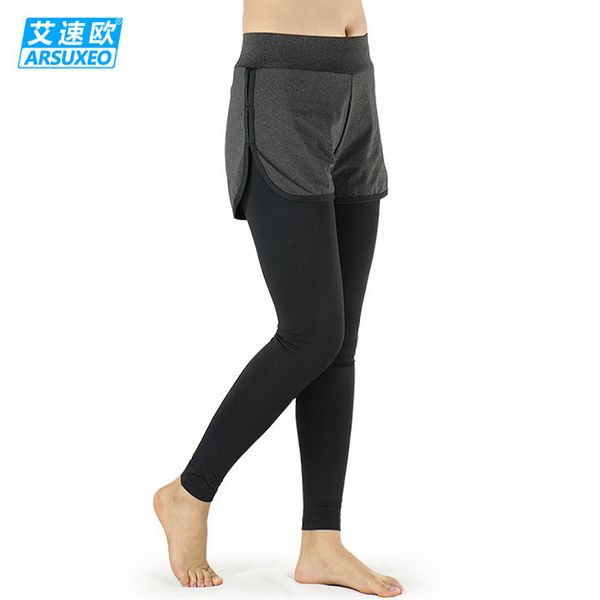 

female sports quick-drying workout pants show thin yoga pants leggings running suit bottoms y955