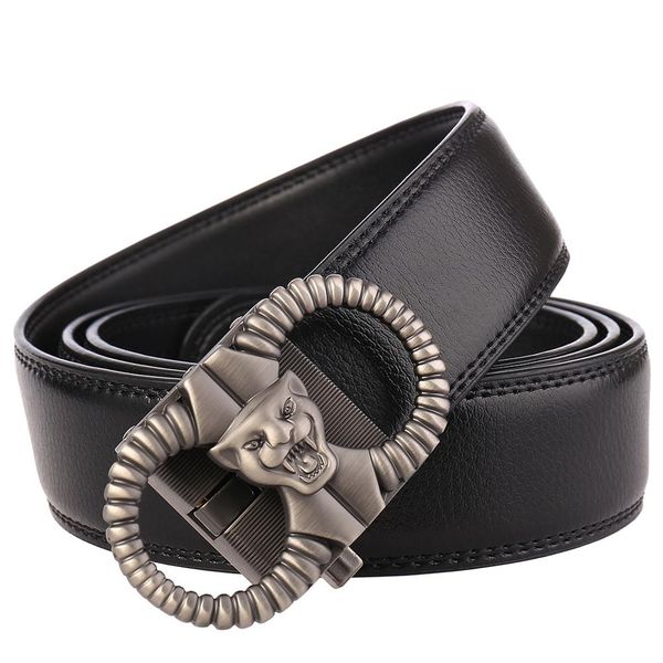 

genuine leather male strap cowhide automatic buckle designer belt men's quality men belt luxury designer birthday present, Black;brown