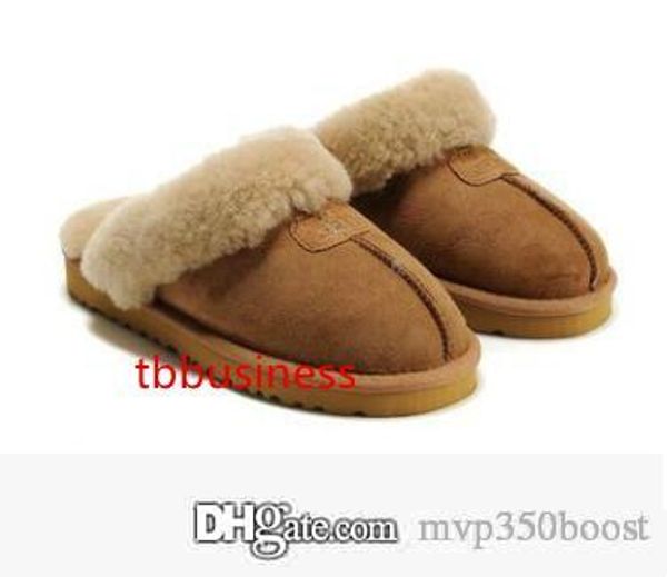 

2019 new australian classic wgg 5125 warm cotton slippers men and women slippers cowhide baotou dlippers snow boots votton dlippers