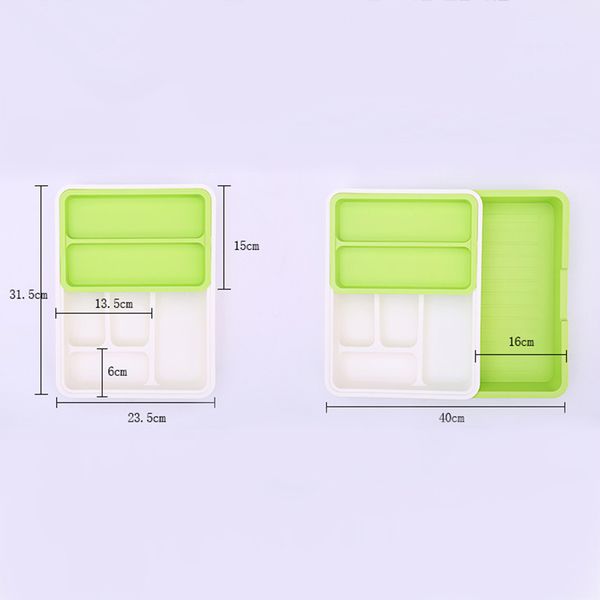 

kitchen drawer organizer plastic storage drawer cutlery tray for drawers divider durable utensil multi partition safe easy clean