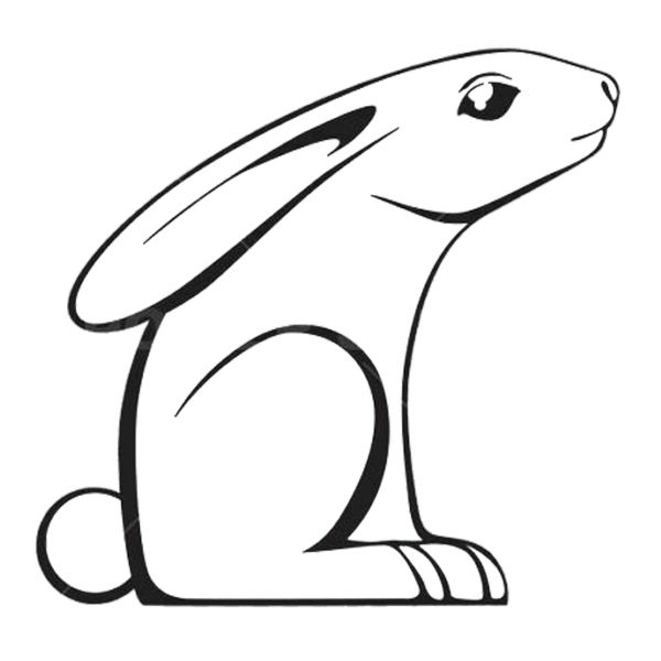 

16*15.3cm decal sticker rabbit new style cute and interesting fashion sticker decals car decor