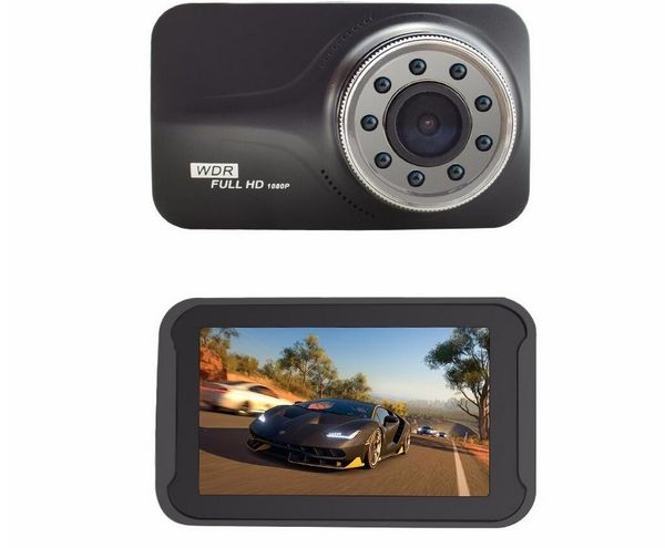 

car camera fhd 1080p g-sensor hd dash cam ir light night vision hidden 24-hour car dvr t639 for monitoring reversing