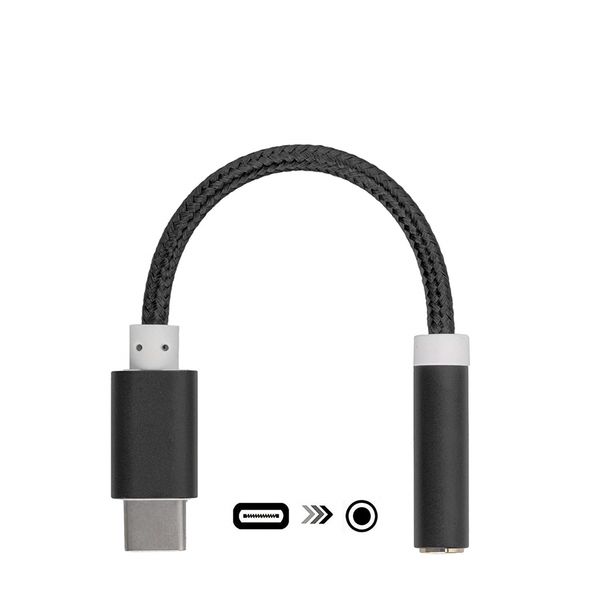 

2 PCS USB Type C to 3.5mm Female Stereo Audio Headphone Jack Adapter Cable