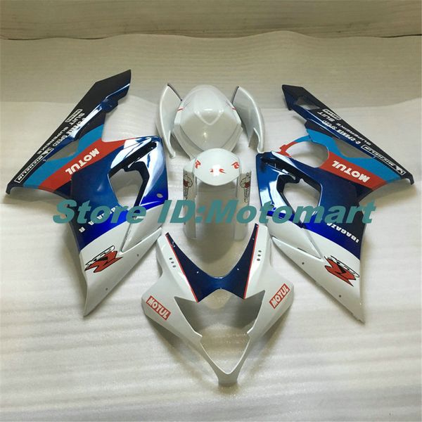 Kit carenatura per stampaggio ad iniezione per SUZUKI GSXR1000 2005 2006 GSX R1000 GSXR 1000 K5 05 06 Set carenature + regali blu bianco SG84