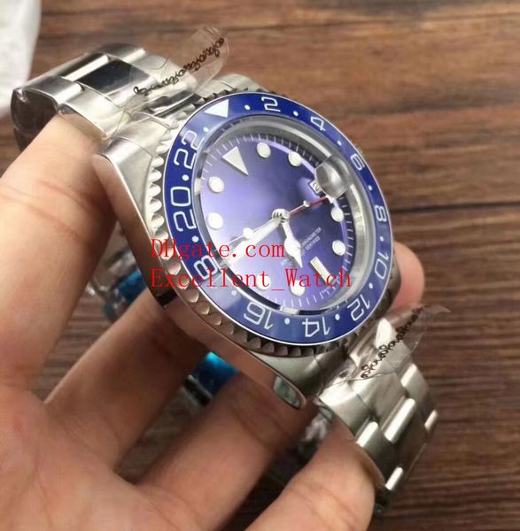 

4 colour sell quality watches 40 mm 126715 126711 116719 ceramic bezel asia 2813 automatic mechanical mens watch watches christmas, Slivery;brown