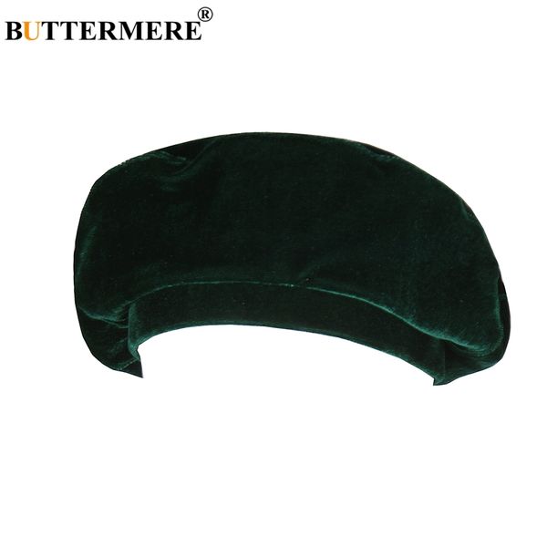 

buttermere green beret women velour soft painters hat ladies solid cute french artist cap classic autumn winter berets hat gray, Blue;gray