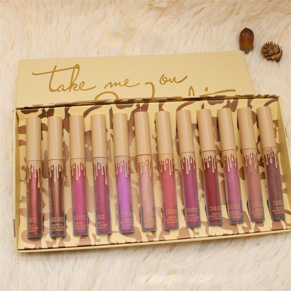 

Горячий высокое качество бренда набор для макияжа Келли Дженнер матовые жидкие п