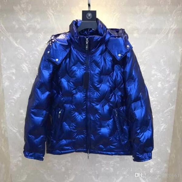 

2020 super good quality mens designer jackets down thick warm hooded fashion printing casual winter jacket down jacket europe size
