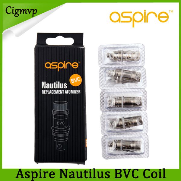 

Aspire Nautilus BVC Coil 0.7 ohm 1.6 ohm 1.8 ohm для Aspire Nautilus Mini Clearomizer замена нижней вертикальной катушки BVC E-сигареты