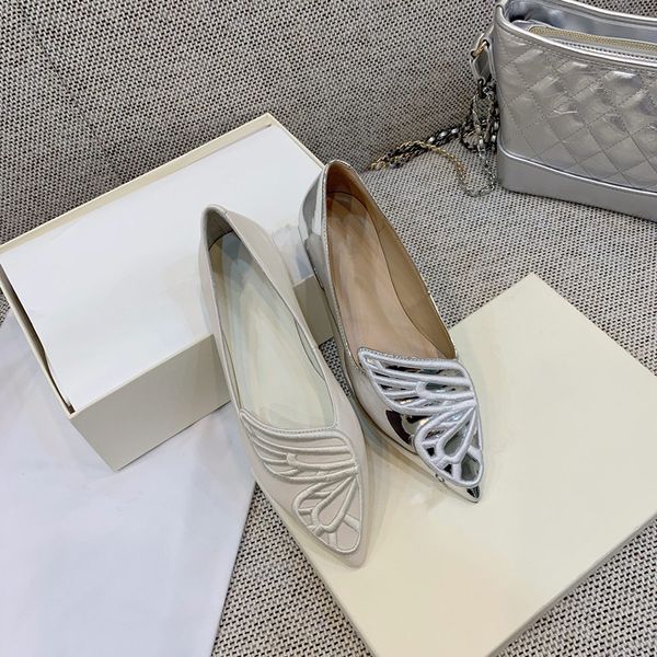 

2019 shoes women genuine cow leather pointed toe flat shoes slip on embroider flat zapatos de mujer, Black