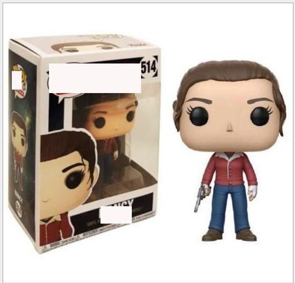 

xmas gift funko pop stranger things nancy #514 vinyl action anime figure collectible model toy doll for xmas gift toys shipping