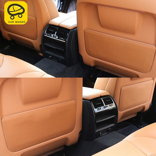 

carmango для g30 5 series 2018 2017 авто сиденья пассажира anti-удар mat кожи anti-грязный pad аксессуары для интерьера