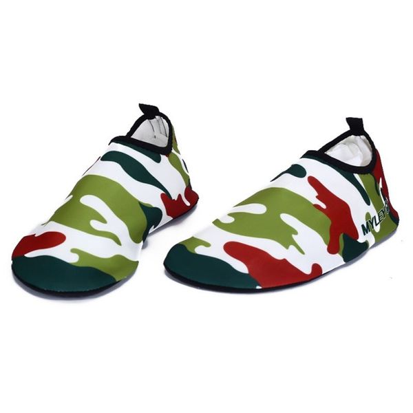 

elastic slip on footwears outdoor diving sportswear water shoes printed folding flexible sport socks, Black