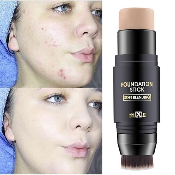 

profissional 8g 4 shade foundation stick makeup easy blending concealer face cream beauty foundation stick fond de teint