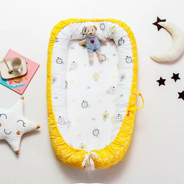 

double sided available portable foldable baby crib newborn bionic uterus bed travel baby nest cot