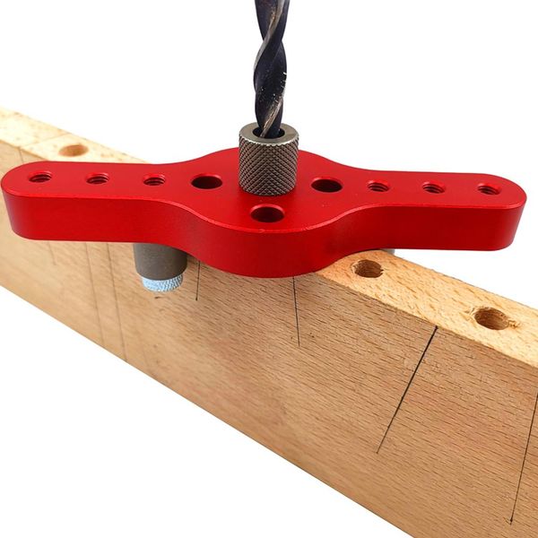 

x600-2 adjustable hole puncher locator ruler woodworking drill guide sleeve jig