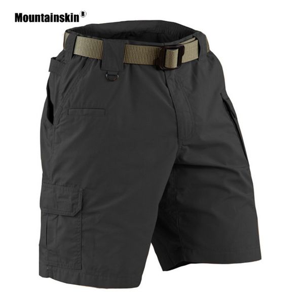 

mountainskin men's summer outdoor sports hiking shorts leisure trekking camping running loose male climbing short trousers va442, Brown;gray