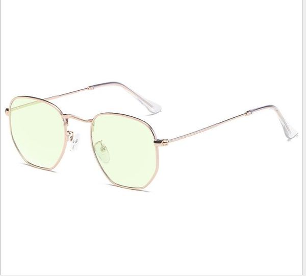 

blu-ray flat-light protective eyeglasses classic retro glasses frame, White;black