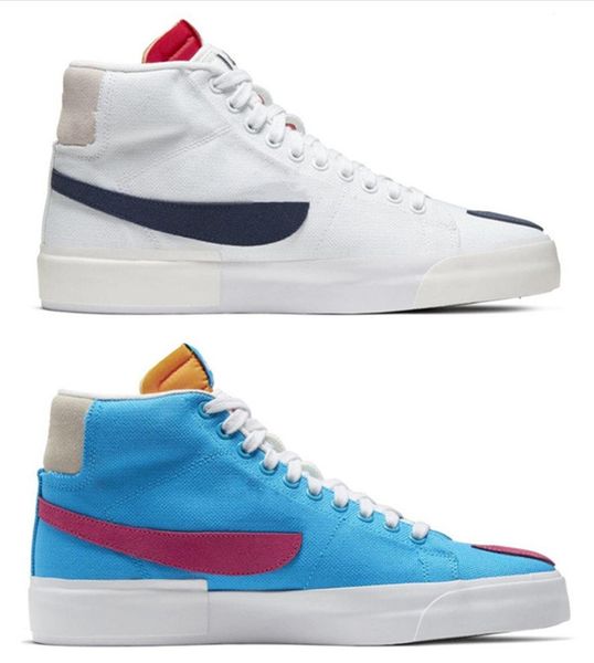 

2020 new men women mid prm classic retro skateboarding shoes couple sneakers outdoor unhooking trainers sports shoes, White;red