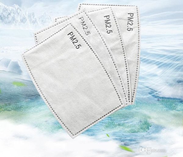 

5 Layer Protective PM2.5 Disposable Mask Pad Face Masks Replacement Pad Mask Inner Pad Gasket Replacement Filter Pads Respirator Mask Filter
