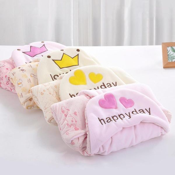 

baby sleeping bag filled with fine polyester cotton and ppcotton double layer envelope winter blanket cute swaddle wrap