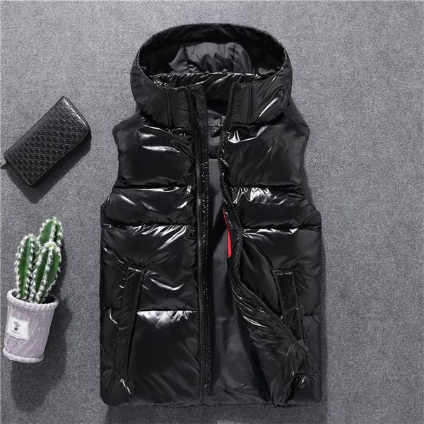 

2019 french new designer men and women winter down vest classic feather weskit jackets womens casual vests coat size xs-3xl, Black;white
