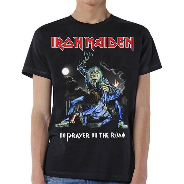 

iron maiden t shirt killers world tour 81 band logo официальные мужские рубашки повседневные рубашки t01128, White