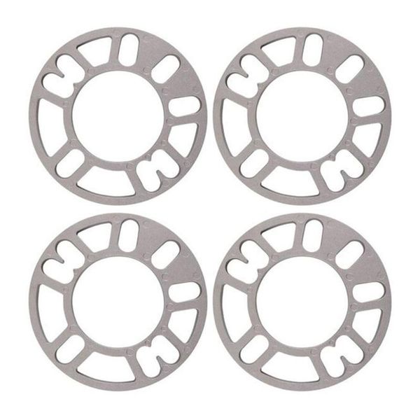 

4pcs 3mm wheel spacers shims plate alloy aluminum 4 & 5 stud for autocar universal