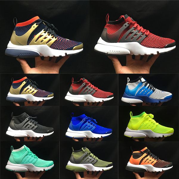 

2019 presto мужчины кроссовки ультра qs тройной черный белый синий зеленый спортивная обувь дешевые подушки prestos женщины тренер кроссовки, White;red