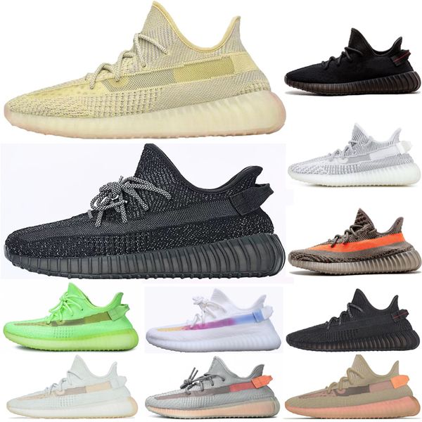 

2019 black static reflective antlia clay hyperspace true form chameleon mens running shoes kanye west bred women fashion designer sneakers