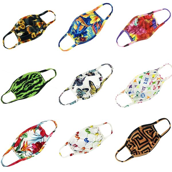 

dust mask stereoscopic black face mask reusable with valve mask breathable sunscreen designer printed masks t2i5977 #855