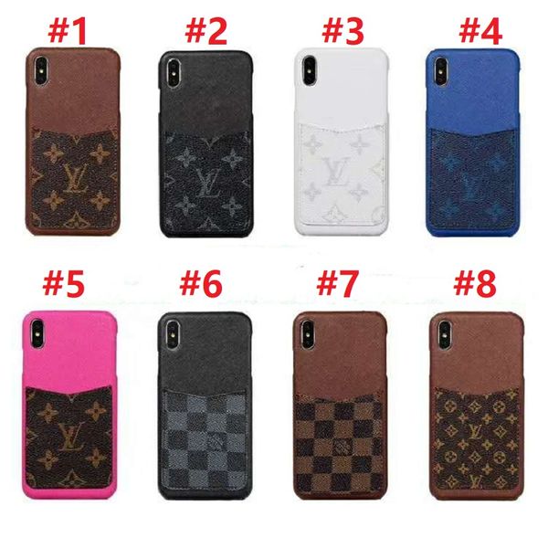 

Роскошный телефон чехол для iPhone 11 Pro XR XS Max X iPhoneX 7 8 Plus Случаев с картами памяти Карм