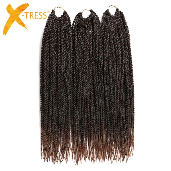 2019 X Tress Senegalese Twist Crochet Braids Hair Extensions