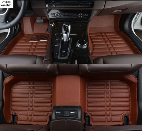 

leather car floor mats for kia optima kia k5 jf 2016 2017 2018 car-styling custom car mat