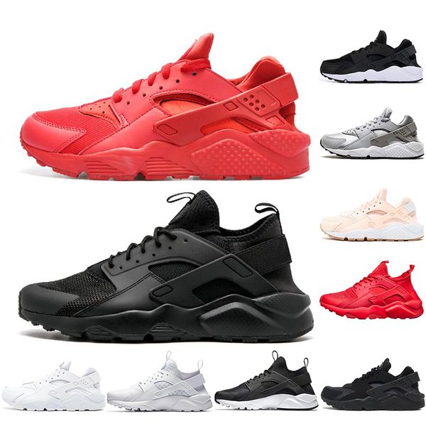

with socks new huarache 4.0 1.0 classical triple white black red mens women shoes sports sneakers running track shoes sneaker trainers