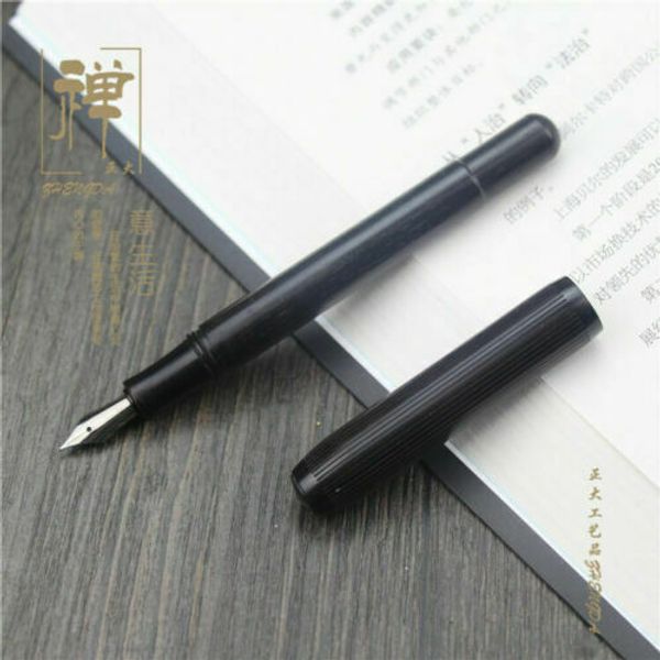 

bobby handmade b5 fountain pen wooden pen fude nib screw cap