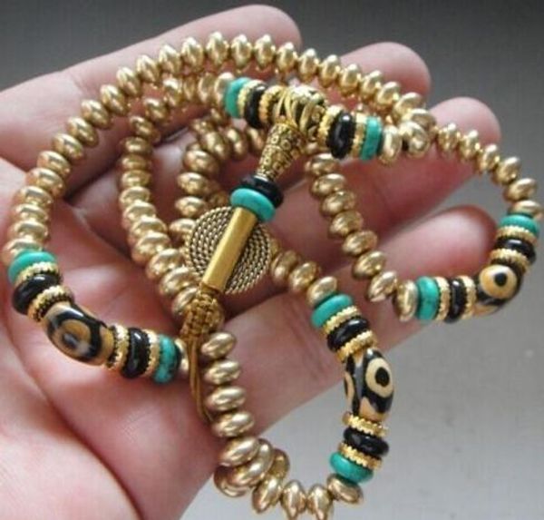 

tibetan buddhism in tibet copper buddha prayer worry myra day bead bracelet, Black