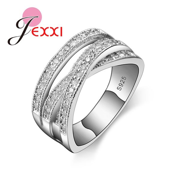

new fashion rings for women party elegant luxury bridal jewelry 925 sterling silver wedding engagement ring high quality