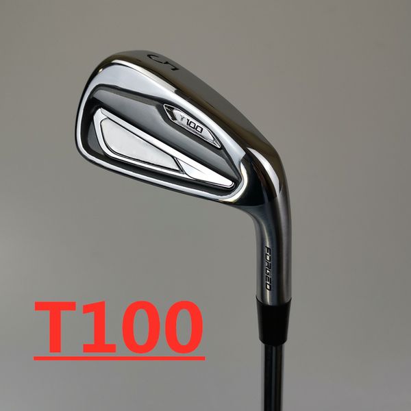 

new golf clubs t100 irons set golf forged irons 3-9p (8pcs) r/s flex steel/graphite shaft with head cove