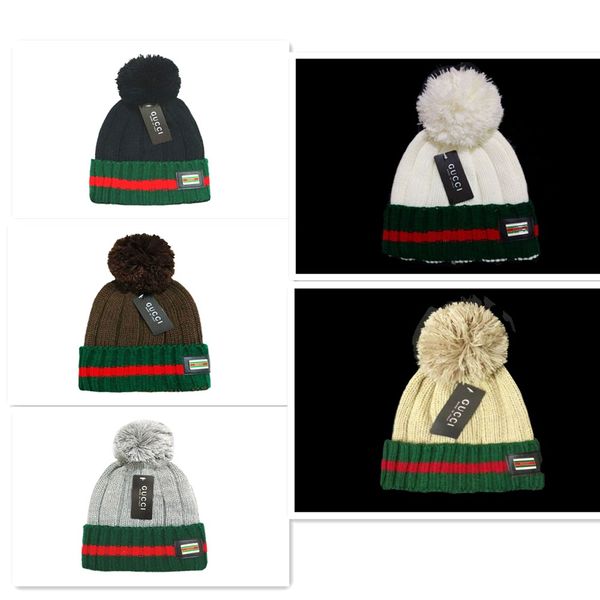 

new design winter hat for woman skullies caps for women knit beanie hat solid color hip hop winter bobble hat, Black;white