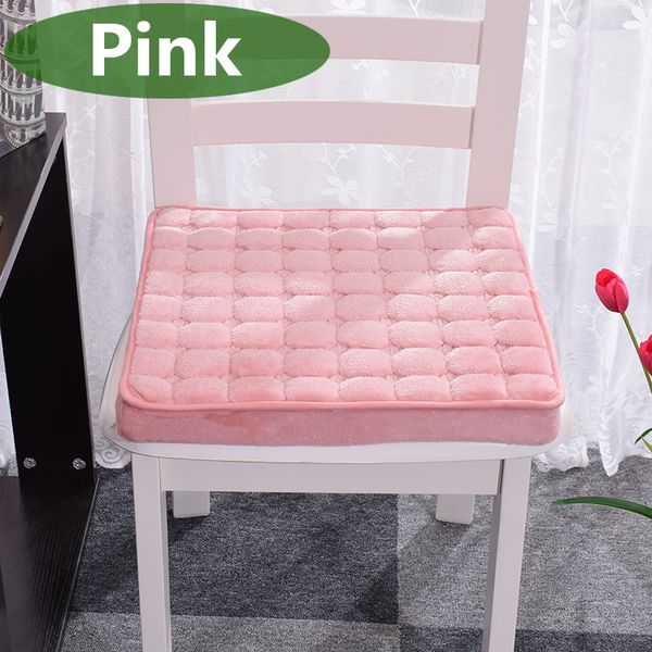 

square chair cushion super soft computer office chair cushion thicken sofa seat mat anti-slip home decor 3 colors