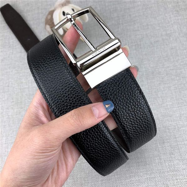 

luxury belt luxury fashion brand belt fashion buckle 2019 the latest 3.4cm selling 201981090, Black;brown