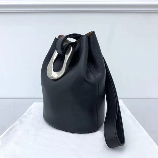 

new arrival 7 stars quality wholesale designer fashion genuine leather women's bucket bag cowhide drop bag fashion shoulder bag 3 color