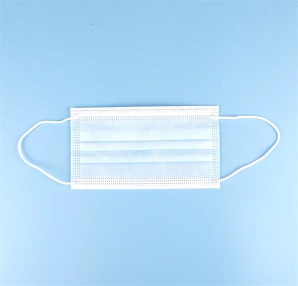 

dhl ship 3 layer masks mask dust breathable earloop mouth blue facesoft lining and earloops 1lcy