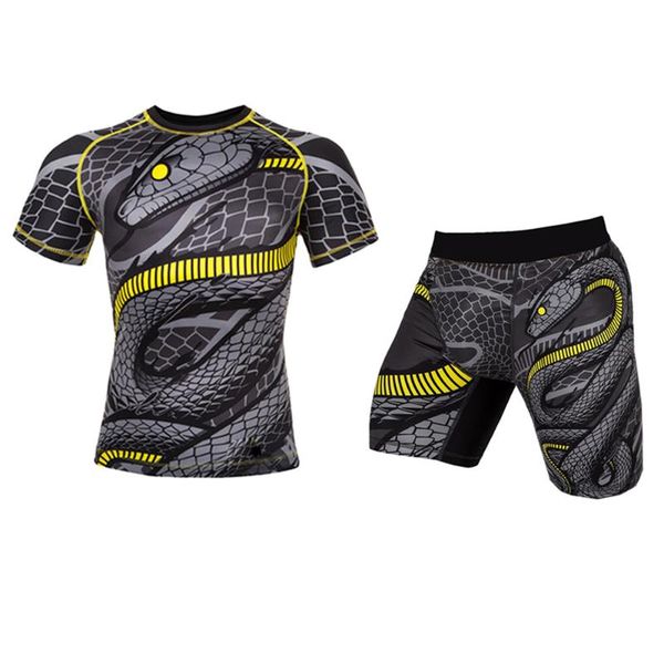 

muay thai rashguard compression sport suit shorts long sweatshirt camiseta boxeo boxing punching boxing muaythai leggings, Black;red