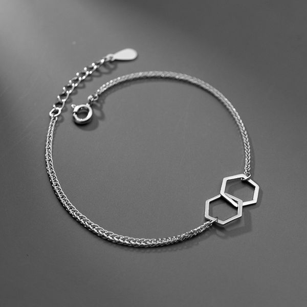 

925 sterling silver минимализм мода двойной еигѬанной пел бѬале дл женин девђки, Golden;silver