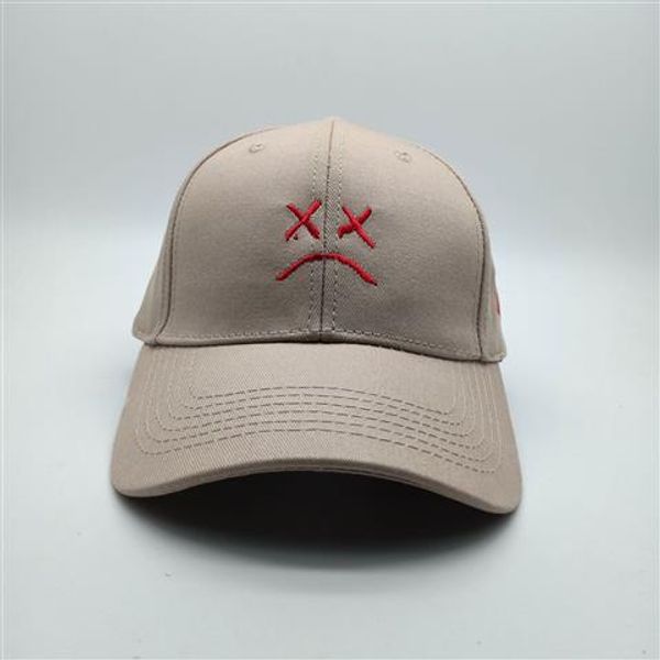 

hat korean version of sad boy embroidery men and women hat, Blue;gray