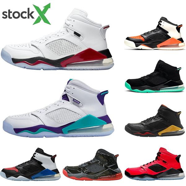 

2020 luxury mars stock x jumpman mens basketball shoes bred dmp grape fire red green glow shattered backboard trainers sports sneakers 7-13