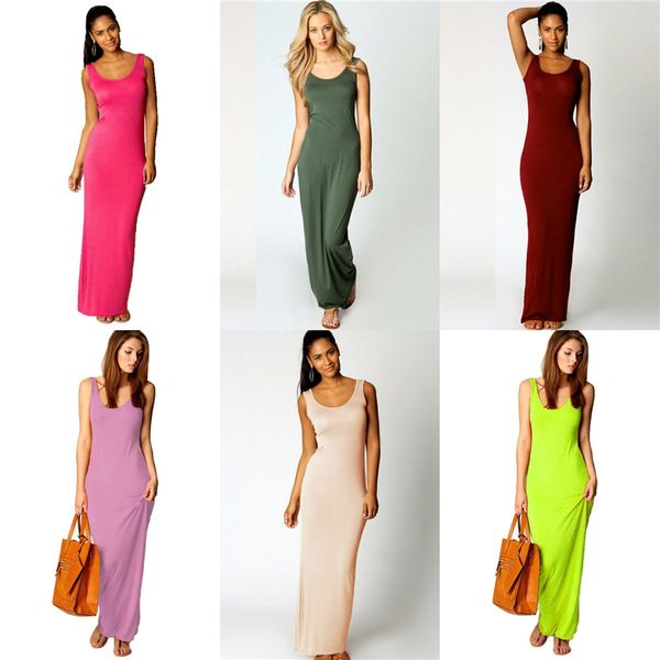 

autumn new style women's clothing strapless sleeveless pencil skirt solid color halter panelled casual dresses 6o0d #846, Black;gray